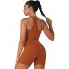 imageSunzel Butt Scrunch Seamless Shorts Womens 5 Inch Workout Shorts High Waist Stretch Booty Short for GymYogaRunningBikingCinnamon Stick