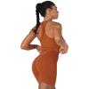 imageSunzel Butt Scrunch Seamless Shorts Womens 5 Inch Workout Shorts High Waist Stretch Booty Short for GymYogaRunningBikingCinnamon Stick