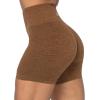 imageSunzel Butt Scrunch Seamless Shorts Womens 5 Inch Workout Shorts High Waist Stretch Booty Short for GymYogaRunningBikingDark Brown