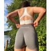 imageSunzel Butt Scrunch Seamless Shorts Womens 5 Inch Workout Shorts High Waist Stretch Booty Short for GymYogaRunningBikingLight Grey