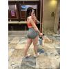 imageSunzel Butt Scrunch Seamless Shorts Womens 5 Inch Workout Shorts High Waist Stretch Booty Short for GymYogaRunningBikingLight Grey