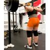imageSunzel Butt Scrunch Seamless Shorts Womens 5 Inch Workout Shorts High Waist Stretch Booty Short for GymYogaRunningBikingOrange Tiger
