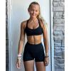 imageSunzel Butt Scrunch Seamless Shorts Womens 5 Inch Workout Shorts High Waist Stretch Booty Short for GymYogaRunningBikingSolid Black