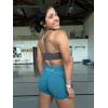 imageSunzel Butt Scrunch Seamless Shorts Womens 5 Inch Workout Shorts High Waist Stretch Booty Short for GymYogaRunningBikingTeal