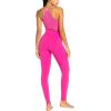 imageSunzel Womens Workout Leggings with High Waist Tummy ControlHot Pink