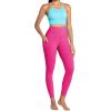 imageSunzel Womens Workout Leggings with High Waist Tummy ControlHot Pink