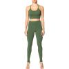 imageSunzel Womens Workout Leggings with High Waist Tummy ControlOlive Green