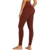 imageSunzel Womens Workout Leggings with High Waist Tummy ControlWine Red
