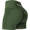 imageSunzel Butt Scrunch Seamless Shorts Womens 5 Inch Workout Shorts High Waist Stretch Booty Short for GymYogaRunningBikingBronze Green