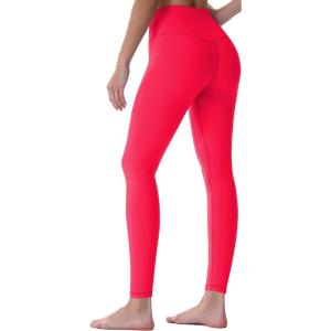 imageSunzel Womens Workout Leggings with High Waist Tummy ControlRed