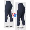 imageSunzel Sunzfly Invisible Butt Scrunch Workout Leggings for Women Butt Lifting High Waisted Gym Yoga Pants with Tummy ControlAsh Blue
