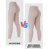 imageSunzel Sunzfly Invisible Butt Scrunch Workout Leggings for Women Butt Lifting High Waisted Gym Yoga Pants with Tummy ControlBeige