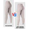 imageSunzel Sunzfly Invisible Butt Scrunch Workout Leggings for Women Butt Lifting High Waisted Gym Yoga Pants with Tummy ControlBeige