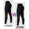 imageSunzel Sunzfly Invisible Butt Scrunch Workout Leggings for Women Butt Lifting High Waisted Gym Yoga Pants with Tummy ControlBlack