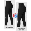 imageSunzel Sunzfly Invisible Butt Scrunch Workout Leggings for Women Butt Lifting High Waisted Gym Yoga Pants with Tummy ControlBlack