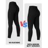 imageSunzel Sunzfly Invisible Butt Scrunch Workout Leggings for Women Butt Lifting High Waisted Gym Yoga Pants with Tummy ControlBlack