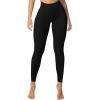 imageSunzel Sunzfly Invisible Butt Scrunch Workout Leggings for Women Butt Lifting High Waisted Gym Yoga Pants with Tummy ControlBlack