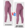 imageSunzel Sunzfly Invisible Butt Scrunch Workout Leggings for Women Butt Lifting High Waisted Gym Yoga Pants with Tummy ControlBordeaux Rose