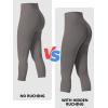 imageSunzel Sunzfly Invisible Butt Scrunch Workout Leggings for Women Butt Lifting High Waisted Gym Yoga Pants with Tummy ControlCharcoal Gray