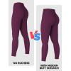 imageSunzel Sunzfly Invisible Butt Scrunch Workout Leggings for Women Butt Lifting High Waisted Gym Yoga Pants with Tummy ControlCherry Red