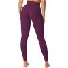 imageSunzel Sunzfly Invisible Butt Scrunch Workout Leggings for Women Butt Lifting High Waisted Gym Yoga Pants with Tummy ControlCherry Red