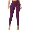 imageSunzel Sunzfly Invisible Butt Scrunch Workout Leggings for Women Butt Lifting High Waisted Gym Yoga Pants with Tummy ControlCherry Red