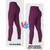imageSunzel Sunzfly Invisible Butt Scrunch Workout Leggings for Women Butt Lifting High Waisted Gym Yoga Pants with Tummy ControlCherry Red