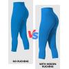 imageSunzel Sunzfly Invisible Butt Scrunch Workout Leggings for Women Butt Lifting High Waisted Gym Yoga Pants with Tummy ControlClassic Blue