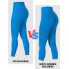 imageSunzel Sunzfly Invisible Butt Scrunch Workout Leggings for Women Butt Lifting High Waisted Gym Yoga Pants with Tummy ControlClassic Blue