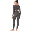 imageSunzel Sunzfly Invisible Butt Scrunch Workout Leggings for Women Butt Lifting High Waisted Gym Yoga Pants with Tummy ControlLeopard Charcoal Gray