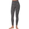 imageSunzel Sunzfly Invisible Butt Scrunch Workout Leggings for Women Butt Lifting High Waisted Gym Yoga Pants with Tummy ControlLeopard Charcoal Gray