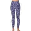 imageSunzel Sunzfly Invisible Butt Scrunch Workout Leggings for Women Butt Lifting High Waisted Gym Yoga Pants with Tummy ControlLeopard Periwinkle