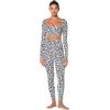 imageSunzel Sunzfly Invisible Butt Scrunch Workout Leggings for Women Butt Lifting High Waisted Gym Yoga Pants with Tummy ControlLeopard White