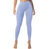 imageSunzel Sunzfly Invisible Butt Scrunch Workout Leggings for Women Butt Lifting High Waisted Gym Yoga Pants with Tummy ControlLight Blue