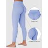 imageSunzel Sunzfly Invisible Butt Scrunch Workout Leggings for Women Butt Lifting High Waisted Gym Yoga Pants with Tummy ControlLight Blue