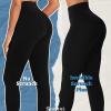 imageSunzel Sunzfly Invisible Butt Scrunch Workout Leggings for Women Butt Lifting High Waisted Gym Yoga Pants with Tummy ControlMidnight