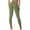 imageSunzel Sunzfly Invisible Butt Scrunch Workout Leggings for Women Butt Lifting High Waisted Gym Yoga Pants with Tummy ControlOlive Green