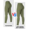 imageSunzel Sunzfly Invisible Butt Scrunch Workout Leggings for Women Butt Lifting High Waisted Gym Yoga Pants with Tummy ControlOlive Green