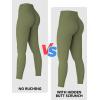 imageSunzel Sunzfly Invisible Butt Scrunch Workout Leggings for Women Butt Lifting High Waisted Gym Yoga Pants with Tummy ControlOlive Green
