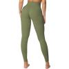 imageSunzel Sunzfly Invisible Butt Scrunch Workout Leggings for Women Butt Lifting High Waisted Gym Yoga Pants with Tummy ControlOlive Green