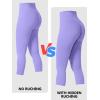 imageSunzel Sunzfly Invisible Butt Scrunch Workout Leggings for Women Butt Lifting High Waisted Gym Yoga Pants with Tummy ControlPeriwinkle
