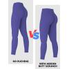 imageSunzel Sunzfly Invisible Butt Scrunch Workout Leggings for Women Butt Lifting High Waisted Gym Yoga Pants with Tummy ControlPurple Navy
