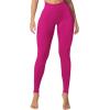 imageSunzel Sunzfly Invisible Butt Scrunch Workout Leggings for Women Butt Lifting High Waisted Gym Yoga Pants with Tummy ControlSangria