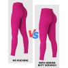 imageSunzel Sunzfly Invisible Butt Scrunch Workout Leggings for Women Butt Lifting High Waisted Gym Yoga Pants with Tummy ControlSangria