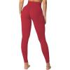 imageSunzel Sunzfly Invisible Butt Scrunch Workout Leggings for Women Butt Lifting High Waisted Gym Yoga Pants with Tummy ControlScarlet Red
