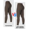 imageSunzel Sunzfly Invisible Butt Scrunch Workout Leggings for Women Butt Lifting High Waisted Gym Yoga Pants with Tummy ControlSeal Brown
