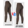 imageSunzel Sunzfly Invisible Butt Scrunch Workout Leggings for Women Butt Lifting High Waisted Gym Yoga Pants with Tummy ControlSeal Brown
