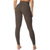 imageSunzel Sunzfly Invisible Butt Scrunch Workout Leggings for Women Butt Lifting High Waisted Gym Yoga Pants with Tummy ControlSeal Brown