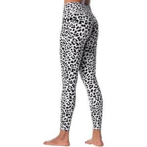 imageSunzel Sunzfly Invisible Butt Scrunch Workout Leggings for Women Butt Lifting High Waisted Gym Yoga Pants with Tummy ControlLeopard White