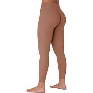 imageSunzel Sunzfly Invisible Butt Scrunch Workout Leggings for Women Butt Lifting High Waisted Gym Yoga Pants with Tummy ControlNatural Brown